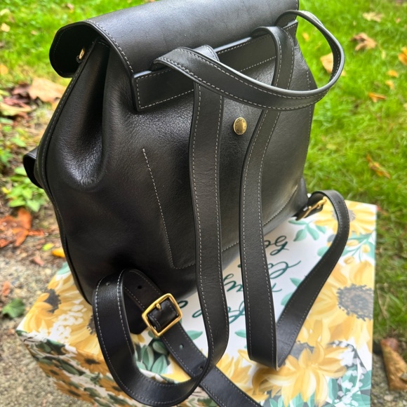 Coach Crosby 28 Backpack Black Leather - Picture 4 of 7